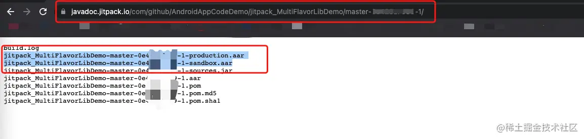 jitpack编译结果