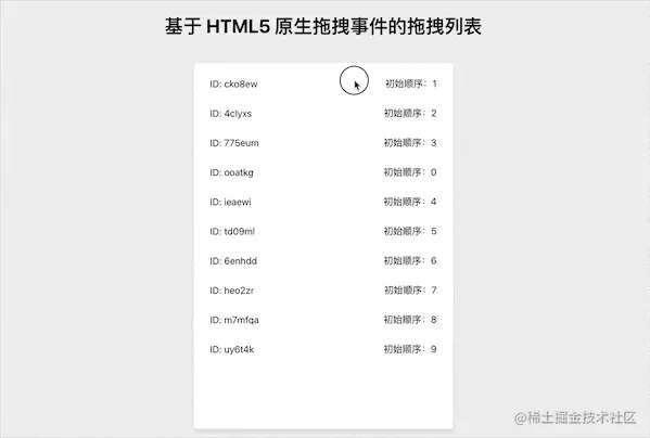 HTML5的拖拽功能--draggable