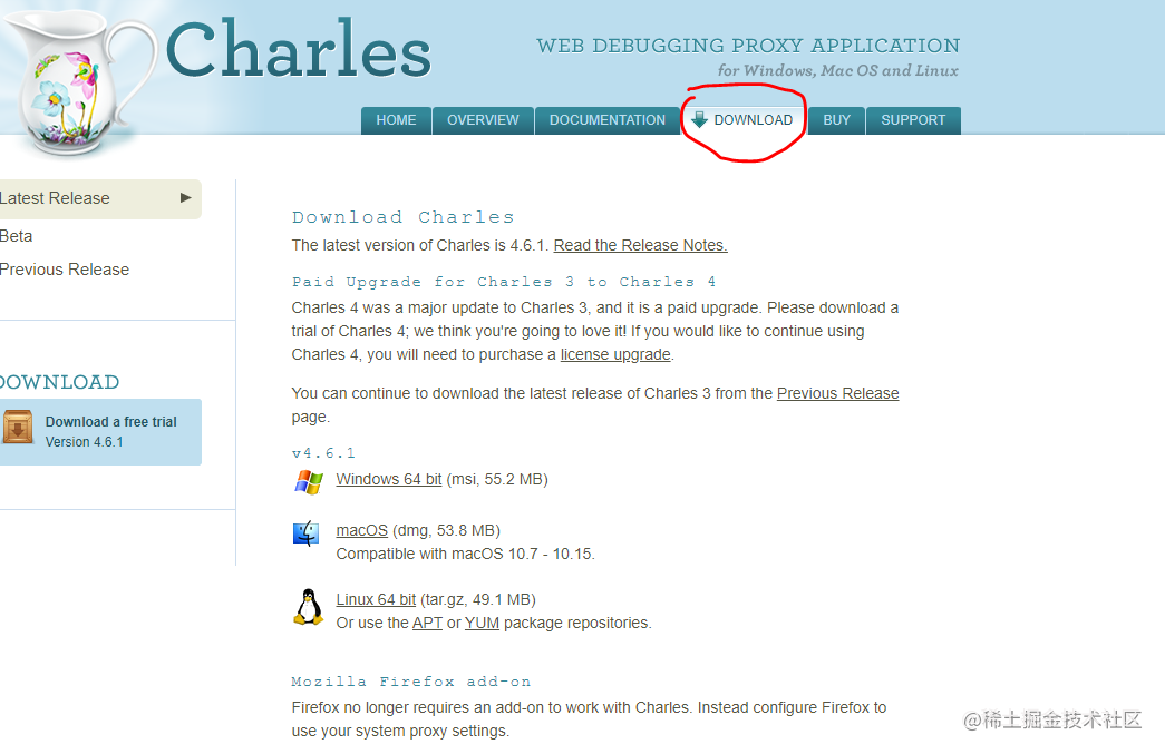 Install and use the Charles Grab Android package - Moment For Technology