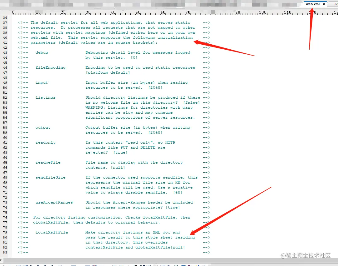 Web.xml文件里面关于DefaultServlet的介绍
