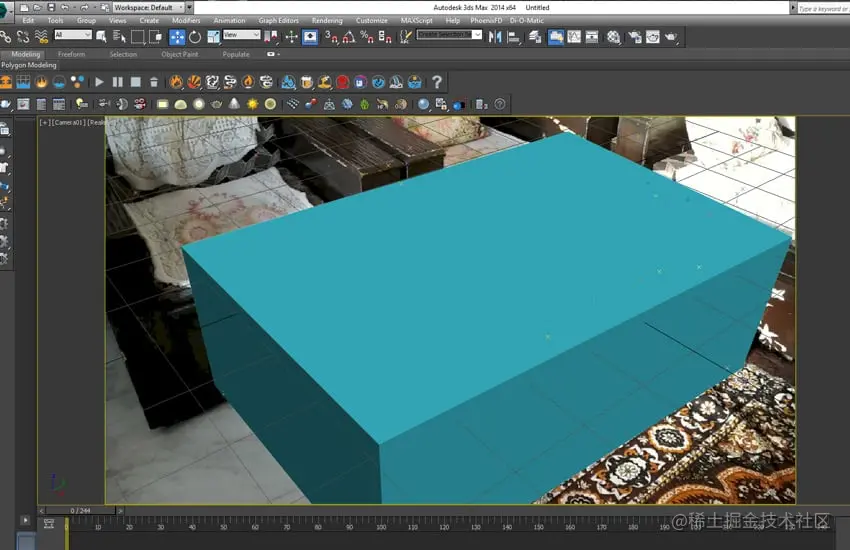 Create a box in the camera view