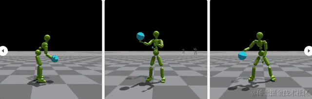 「灌篮高手」模拟人形机器人，一比一照搬人类篮球招式，看一遍就能学会，无需特定任务的奖励