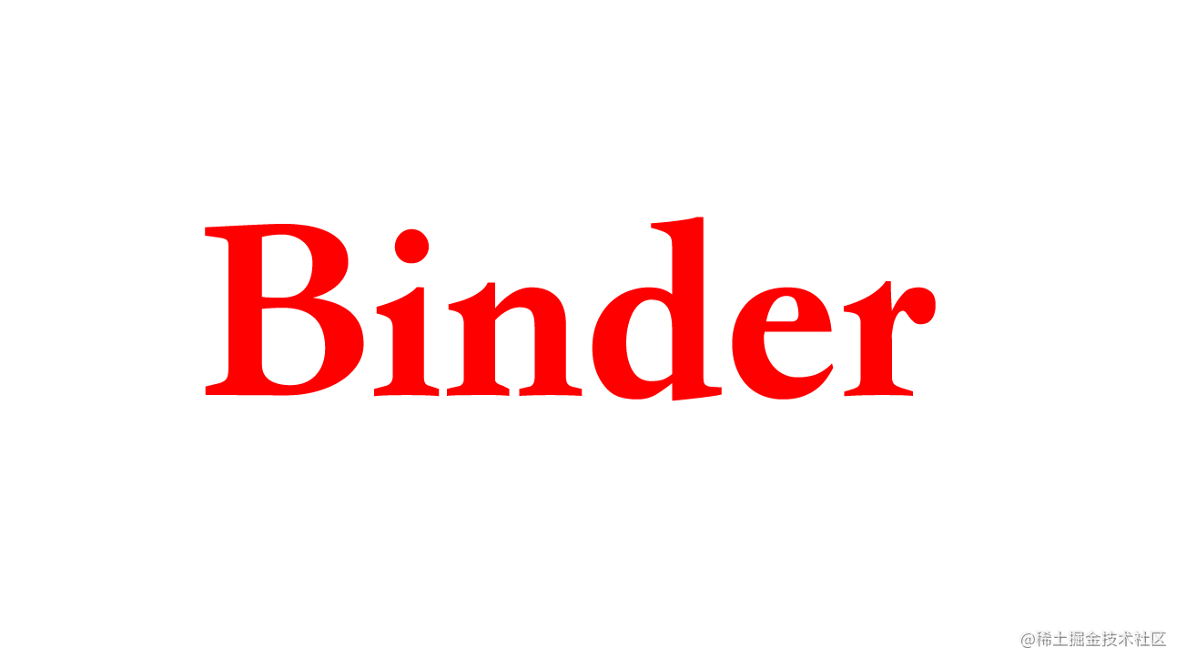 Binder