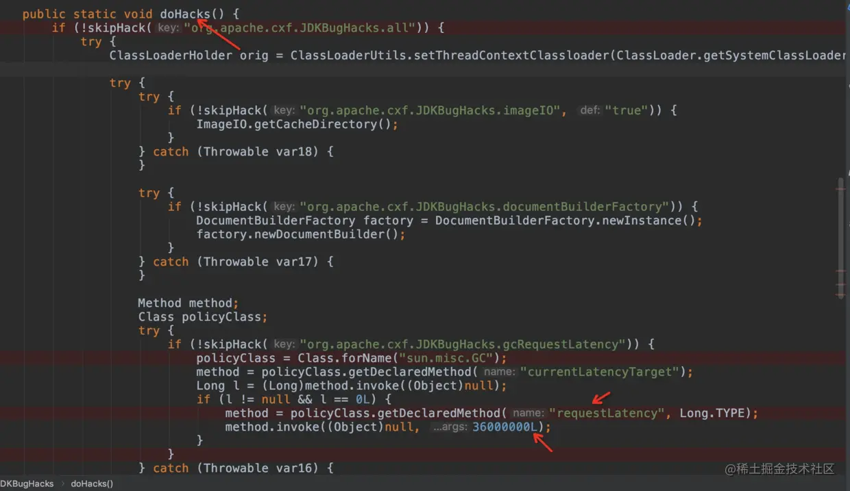 图5 JDKBugHacks类的doHacks方法