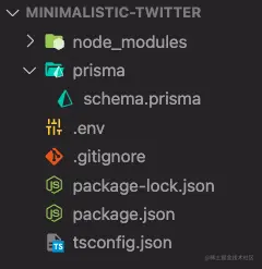 Project tree after the project initialization