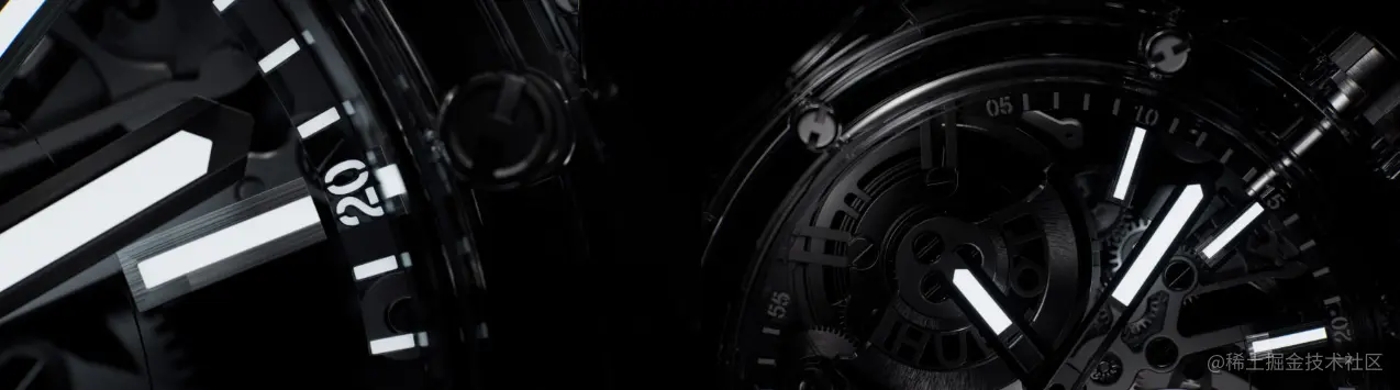 蓝宝石腕表建模 - 瑞云渲染