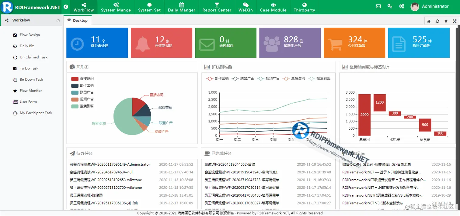 英文主界面风格
