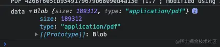 打印的blob