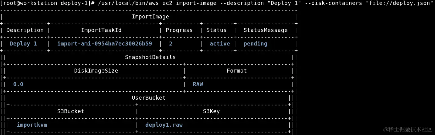 图 13.27 - 最后一步 - 将虚拟机部署到 AWS
