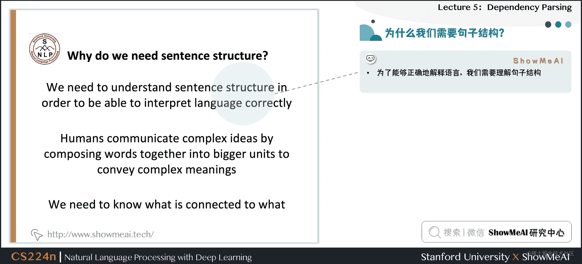 为什么我们需要句子结构？