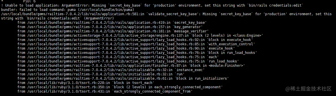docker logs tangpoetry_container 报错