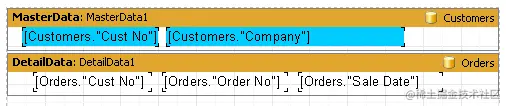 FastReport VCL/FMX示例：Delphi/Lazarus中的两级数据（主-从）报表