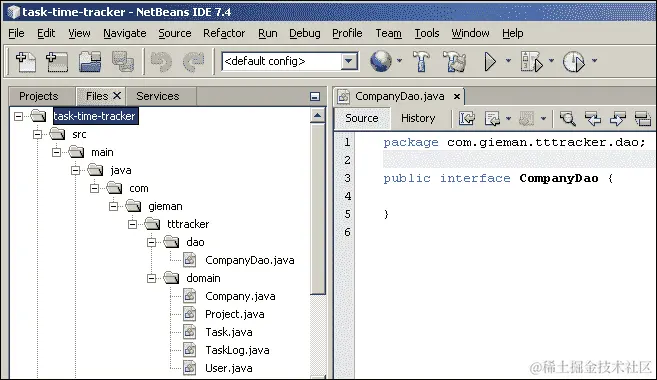 添加 CompanyDao 接口