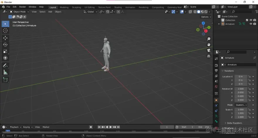 选择模型导入截图