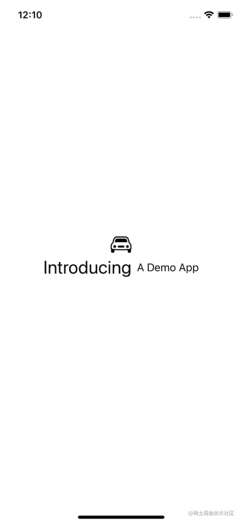 Mobile Device With Horizontal Text Written On The Middle Of The Screen With An Image Above It