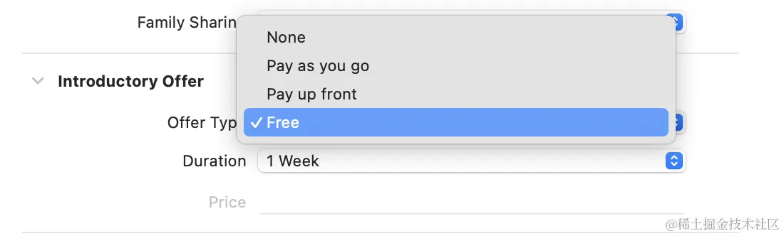 StoreKit testing配置时选项