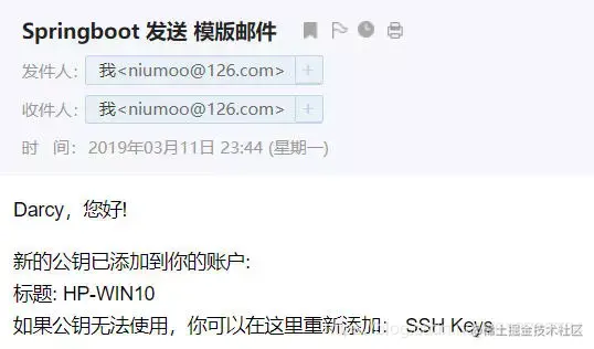 模版邮件