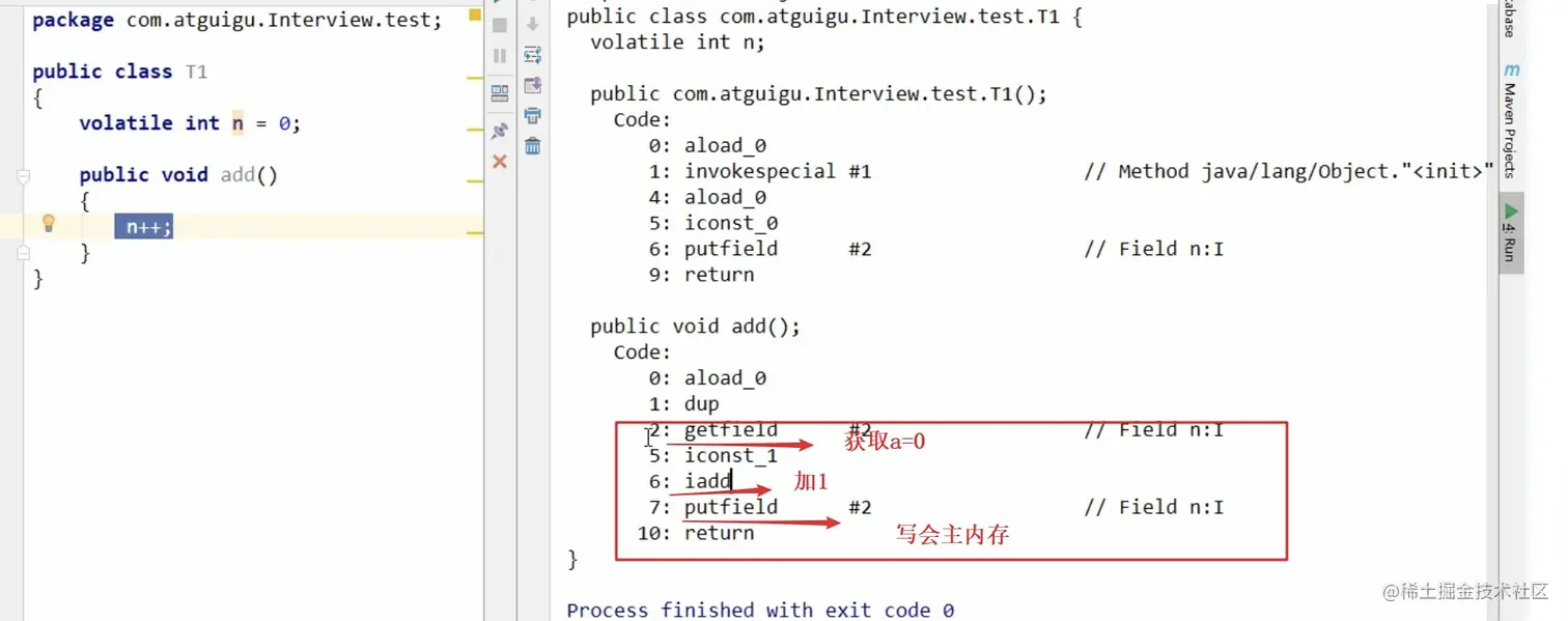 a++的运行过程中指令