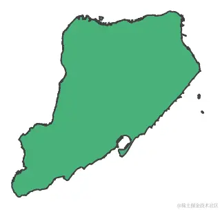 使用.loc 函数调用单个行政区域