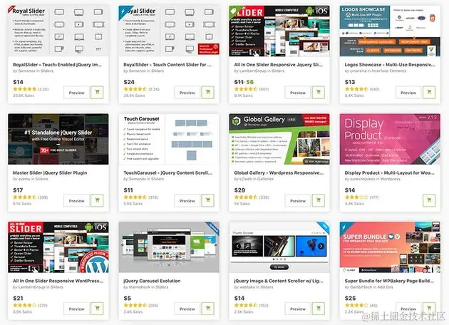 Get the best HTML5 sliders for your website from CodeCanyon.