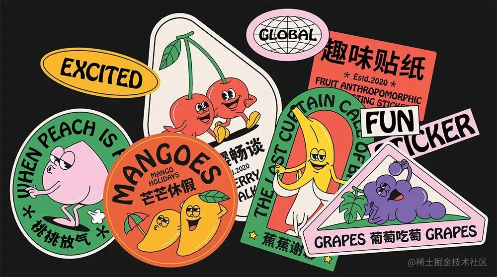 贴纸设计过程全解析，原来设计贴纸这么简单！