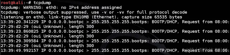 开始使用 TCPDump