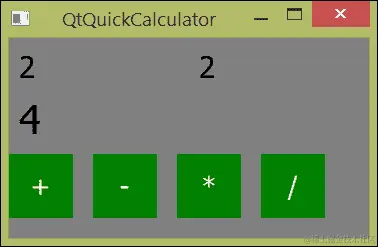 计算器的主视图
