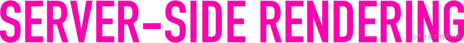 SERVER SIDE RENDERING