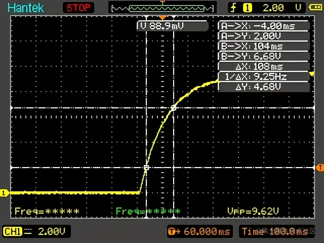 用示波器测量 RC 时间常数
