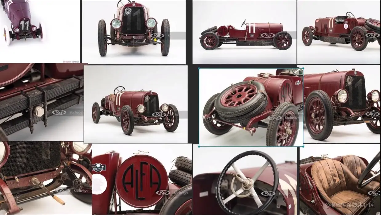 汽车模型参照图-瑞云渲染