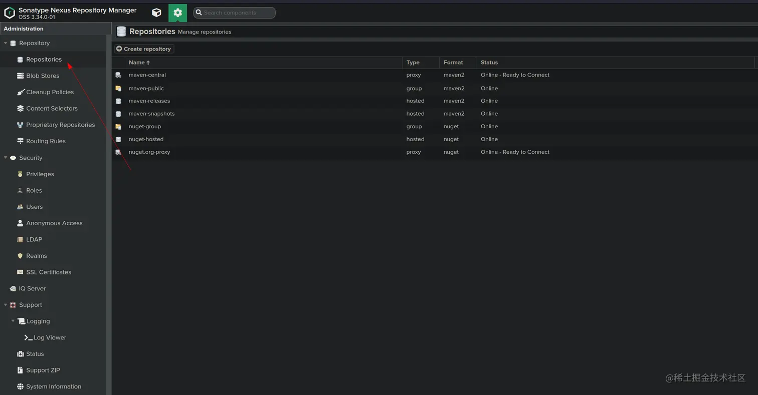 Podman、Docker搭建Nexus3私有Maven、Docker镜像仓库-2