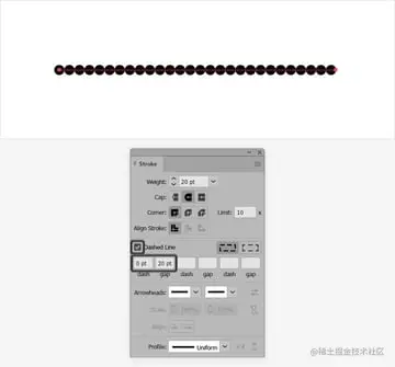 dashed line Illustrator dotted stroke Illustrator tutorial