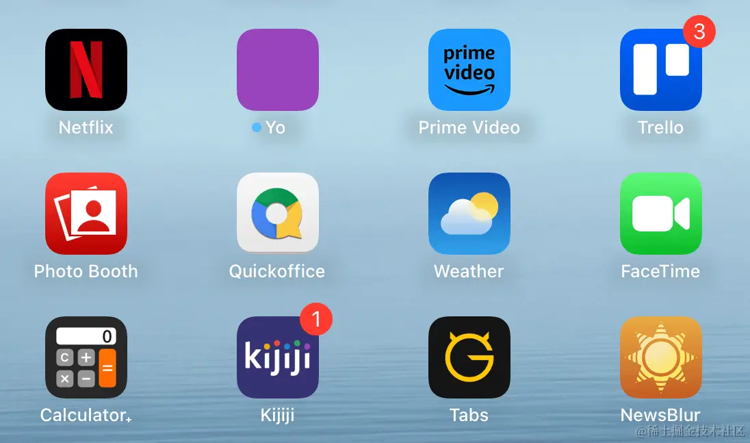 iOS上应用图标上的徽章