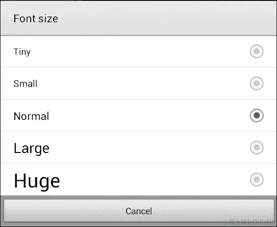 使用 sp 调整字体大小