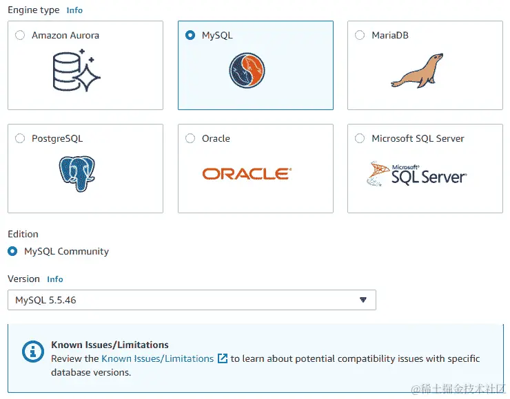 图 5.3 – 选择 MySQL