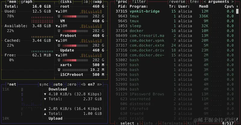 bpytop-example-usage（bpytop-示例用法）