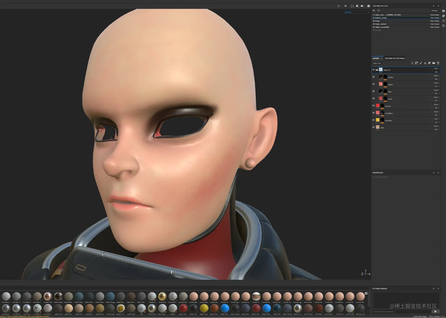 角色皮肤配色制作 - Renderbus瑞云渲染农场