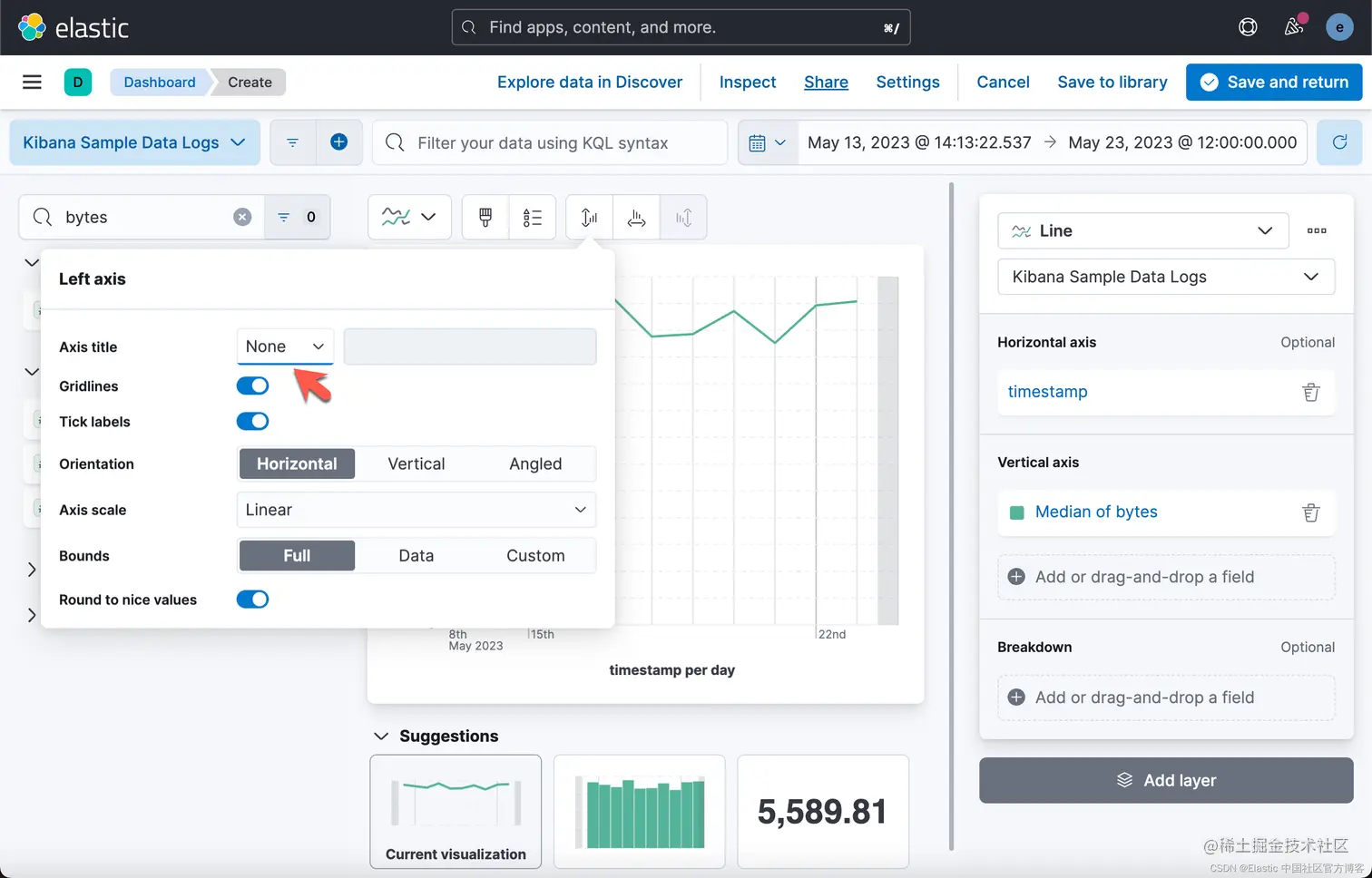 Kibana：创建你的第一个仪表板了解从你自己的数据创建仪表板的最