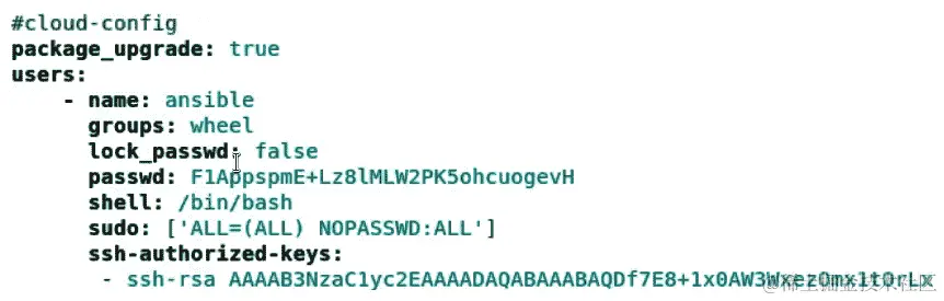 图 11.32 - 使用 cloud-init 进行附加配置