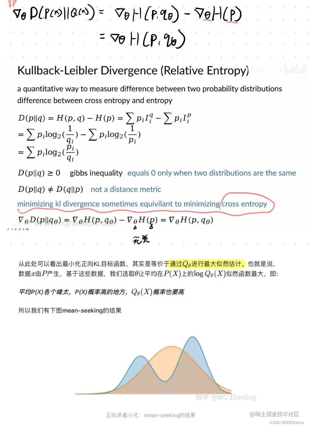最小化正向KL目标函数2