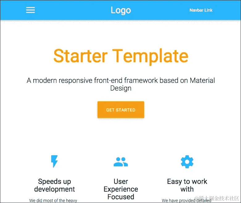 使用 WebJars 的 Material 设计