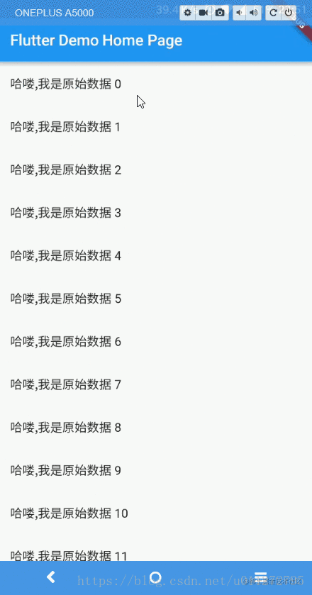 The Flutter listview dropdowns refresh and dropdowns load more - Moment ...
