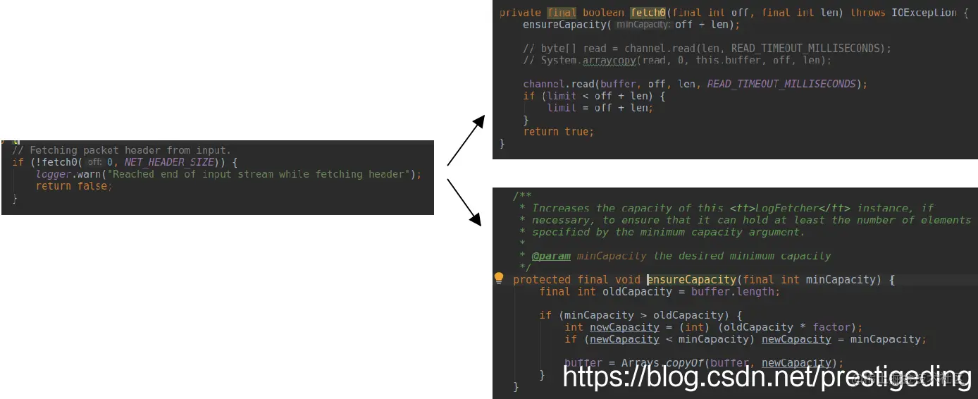DirectLogFetcher#fetch