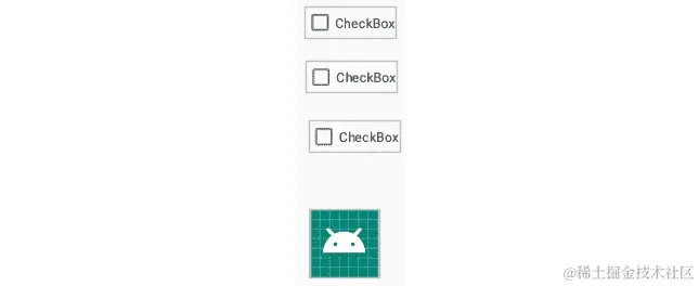 图 13.8 - 复选框小部件