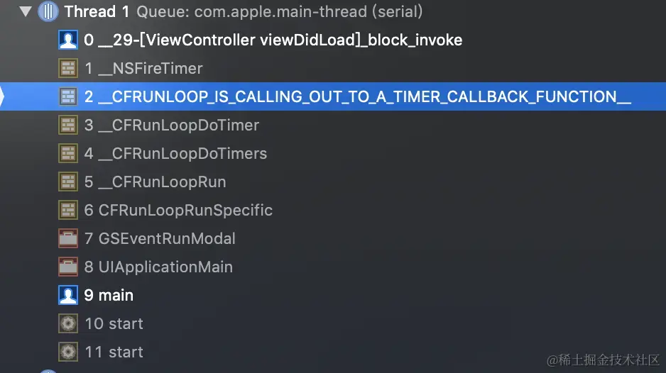 定时器函数调用栈