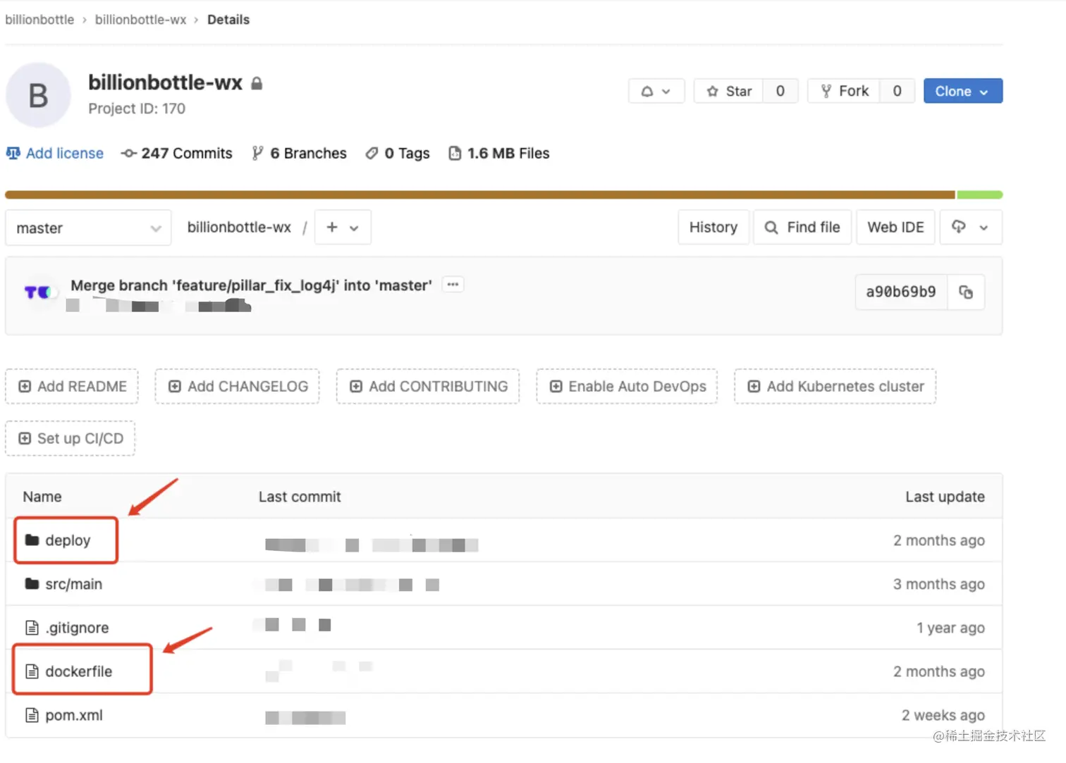 GitLab 项目图示1
