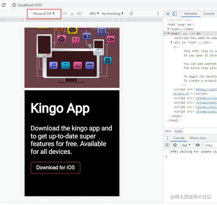 Emulating iOS Text On The Download Button