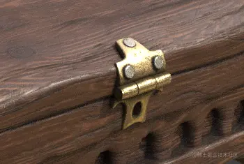 木头和金属部分用环境光遮蔽 - 瑞云渲染