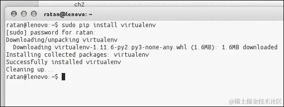 安装 virtualenv