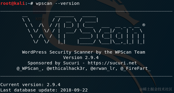 wpscan-version